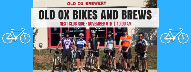 Old Ox Brewery Bikes and Brews Meet Up